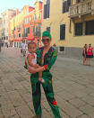 <p>Chrissy brought some serious street style to Venice. The model turned the street into a runway, and her best accessory was her little girl. (Photo: <a rel="nofollow noopener" href="https://www.instagram.com/p/BXYn8PKjhld/?hl=en&taken-by=chrissyteigen" target="_blank" data-ylk="slk:Chrissy Teigen via Instagram;elm:context_link;itc:0;sec:content-canvas" class="link ">Chrissy Teigen via Instagram</a>) </p>