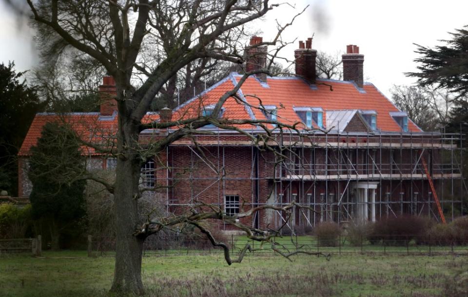 The couple moved into Anmer Hall in 2015 after a major renovation. PA Images via Getty Images