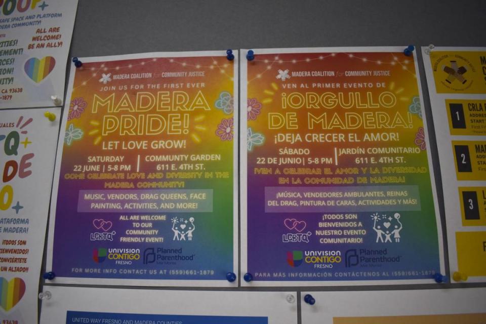 El primer evento del Orgullo de Madera tendrá lugar el sábado 22 de junio de 2024.