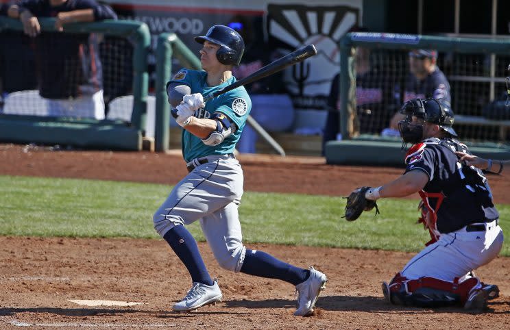 Tyler O'Neill, the Mariners No. 3 prospect, is headed to St. Louis. (AP)