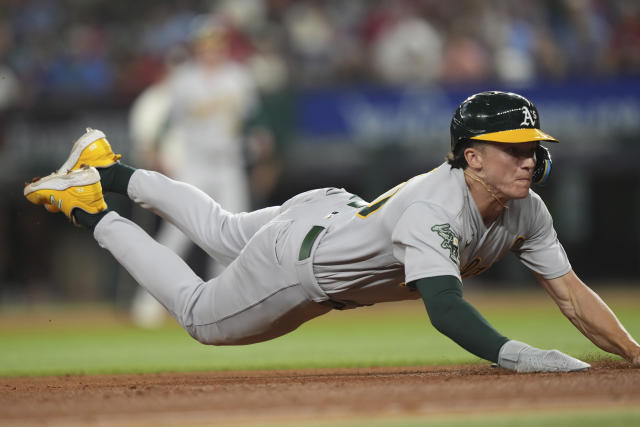 Athletics beat reeling Rangers 6-3