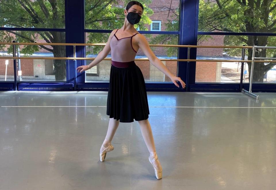 Violet Dubreuil said it’s particularly special for her to dance in “Nutcracker” this year since last year’s version was modified for COVID-19 and young dancers couldn’t perform.
