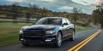 <p>The platform that underpins Dodge's Challenger and Charger (as well as the Chrysler 300) is aging, but it's aging pretty well. Even with the base 305-hp V6, you get some old school muscle car goodness. It doesn't even cost that much to upgrade to the 375-horse Hemi V8, if that's what you'd prefer. </p>
