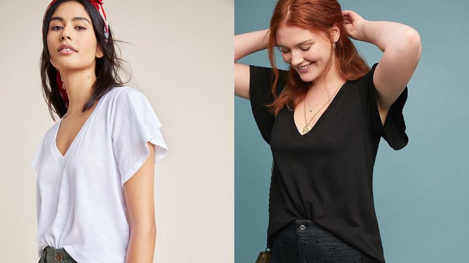 This basic tee will go with all of your fall looks.