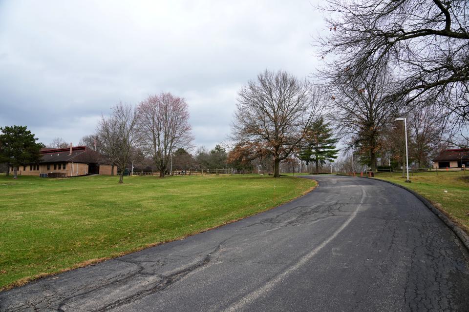A long driveway loops through Hillcrest's campus in Springfield Township. The onetime residential program for at-risk youth was closed last year. Hamilton County Juvenile Court is the midst of bringing it back to life, with a goal of reopening it in early 2025.