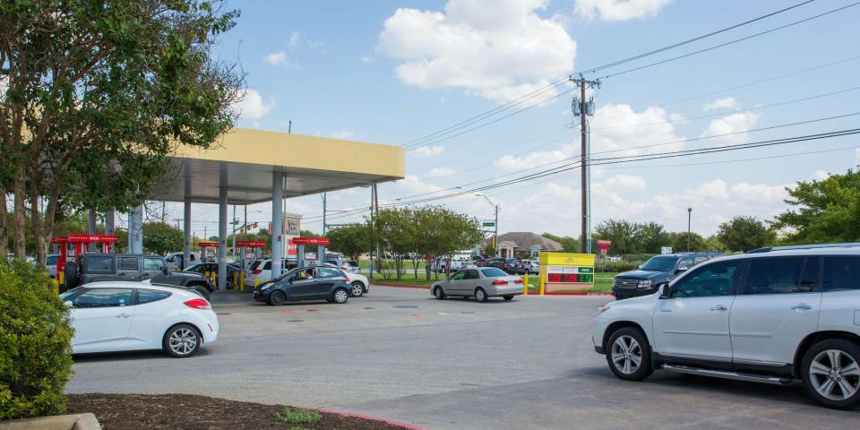 A gas station in Austin, Texas in 2017.