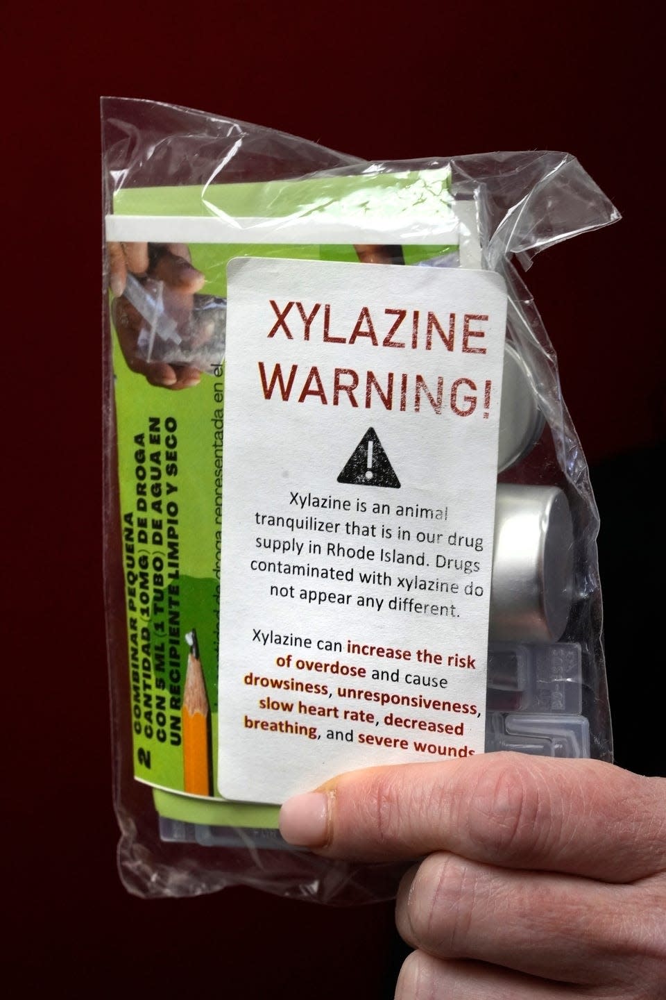 Xylazine is often mixed into fentanyl, and it can cause devastating skin ulcerations and necrotic wounds if injected repeatedly.