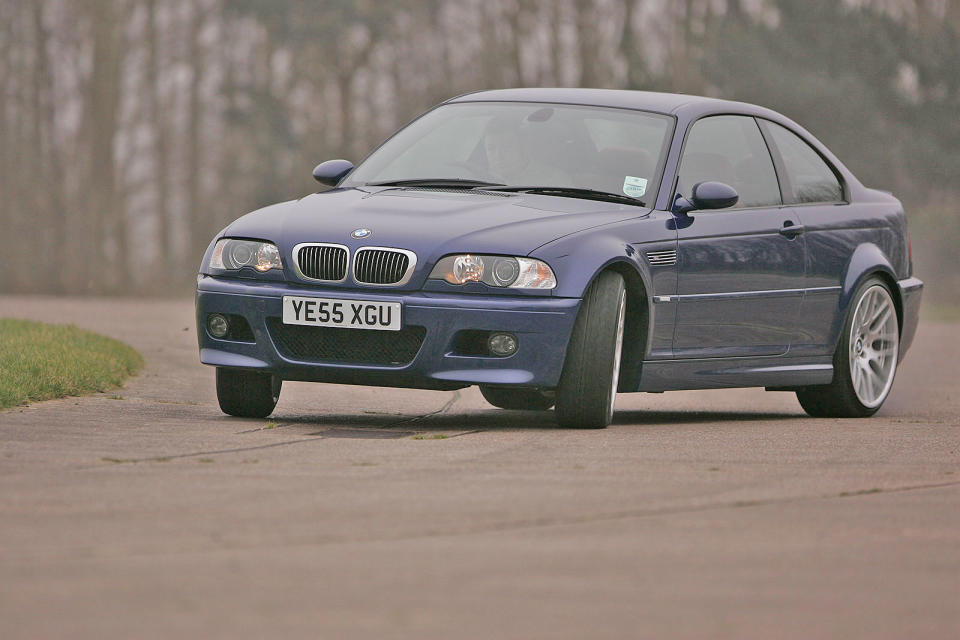 <p>An E46-gen M3? How predictable. But for very good reason. The archetypal sports coupé is the right size, weight and shape, and it has one of the all-time great road car engines under the bonnet in the naturally aspirated 3.2-litre S54 straight-six, plus effortless handling balance. Oh, the handling. Go for the CS. It borrowed the (today eye-wateringly expensive) CSL’s brakes, quicker steering rack, coil springs and the styling for the wheels. However, unlike the SMG only CSL, the CS came in manual guise.</p><p>ONE WE FOUND:<strong> 2006 BMW M3 CS SMG, 58K MILES, £29,900</strong></p>