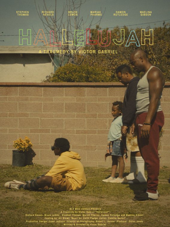 The poster for "Hallelujah," a short film directed and written by Victor K. Gabriel and executive produced by Academy Award winner Spike Lee.