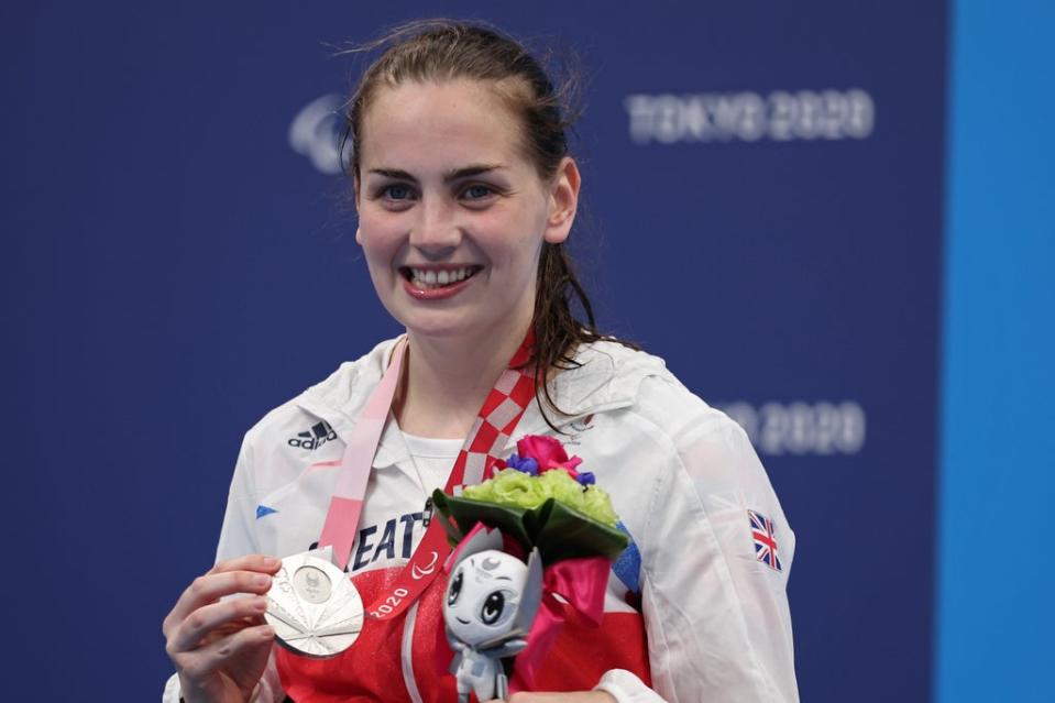 Tully Kearney claimed silver for ParalympicsGB in the S5 200m freestyle (REUTERS)