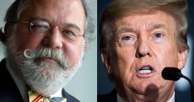 Attorney Ty Cobb (left) served former President Donald Trump as special counsel in 2017 and 2018. (Photo: Left: Jerry Cleveland/Getty Images; Right: Tom Williams/Getty Images)