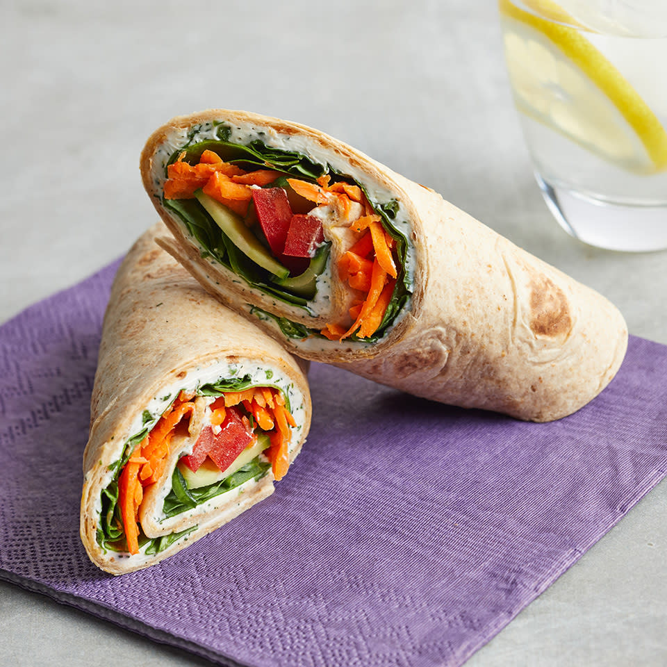 Cream Cheese & Veggie Roll-Up