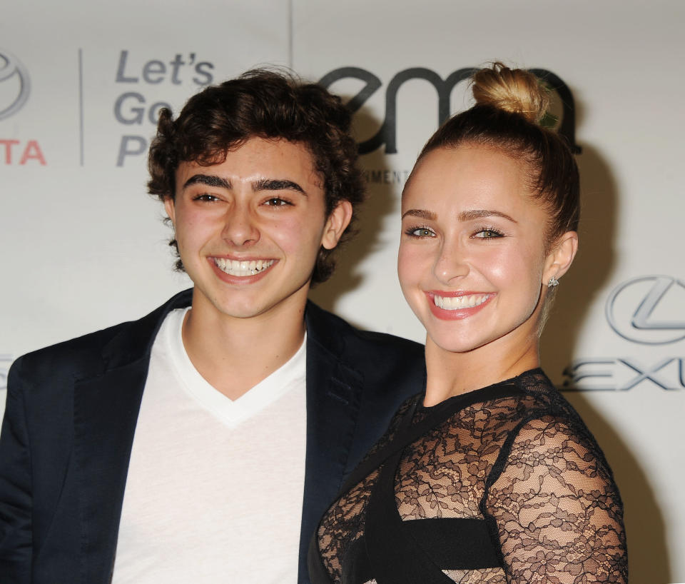 Hayden Panettiere and brother Jansen Panettiere at the 2013 Environmental Media Awards. 