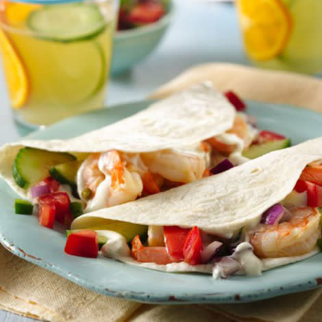 Skinny citrus shrimp tacos