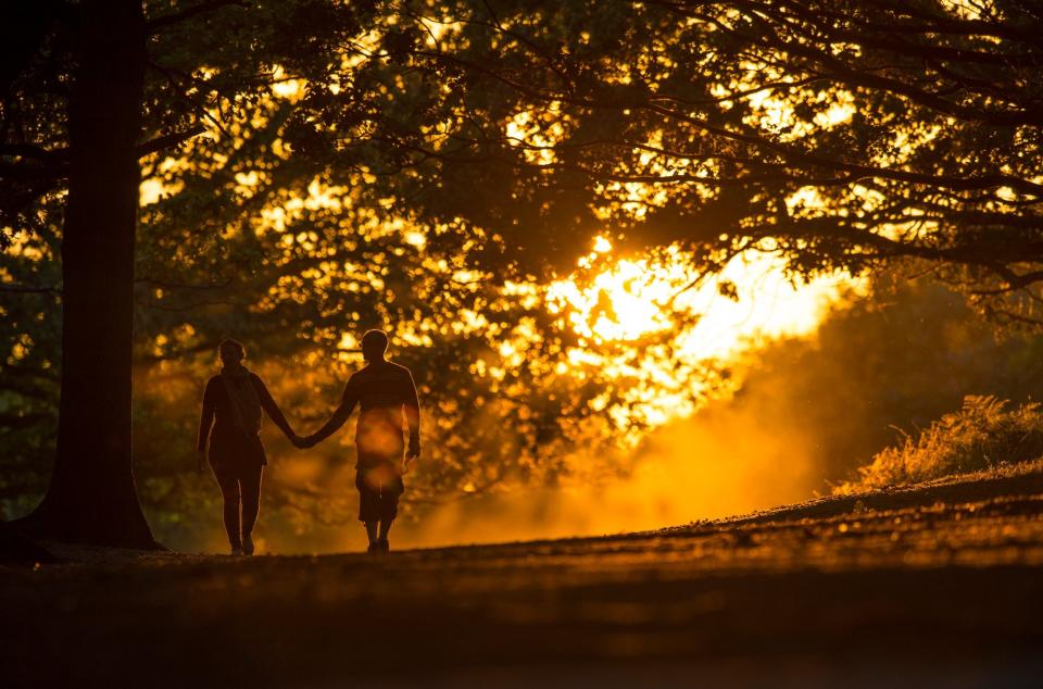 Go outdoors for a walk to get those endorphins pumping (Getty Images)