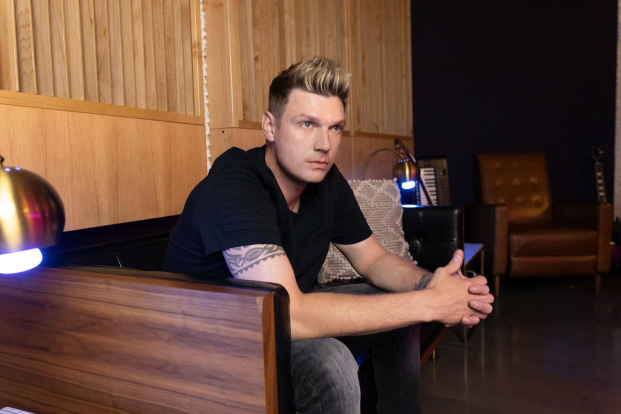 Backstreet Boys member Nick Carter opened up on social media about feeling "completely heartbroken" over his younger sister's death more than a week prior.