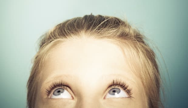 Girl Looking Up