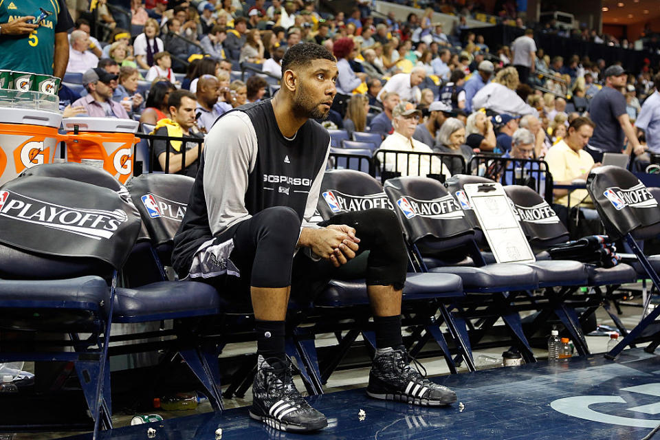 How deep is the Spurs bench, now that Tim Duncan is gone? (Frederick Breedon/Getty Images)