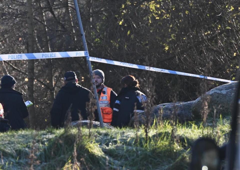 ***REACH SITES MAY HAVE TO PAY - PLEASE CHECK******

A police cordon is in place after reports that 'human remains' were found close to the train line near Brackley Park in Hull.
The British Transport Police were called out to the area on Wednesday, December 6 at around 6pm, after the discovery was made. A cordon is still in place at the scene while officers work to search the area further and establish the circumstances behind the tragedy.