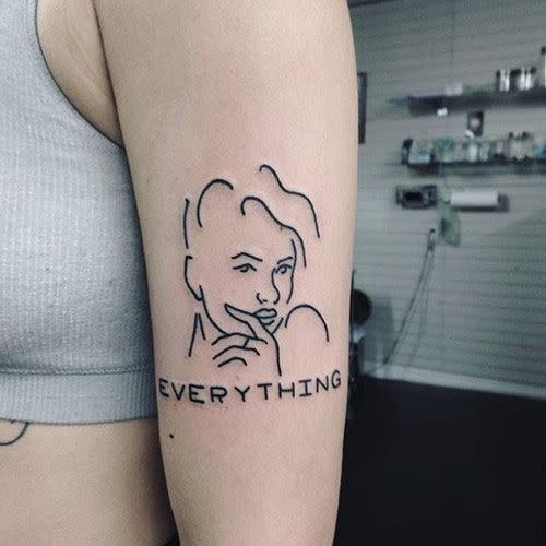 Her “EVERYTHING” Tattoo