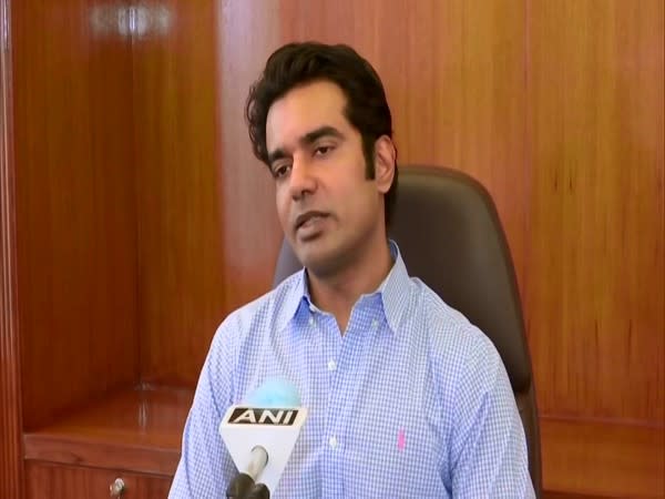 IAS officer-turned-actor Abhishek Singh in conversation with ANI. (Photo/ANI)