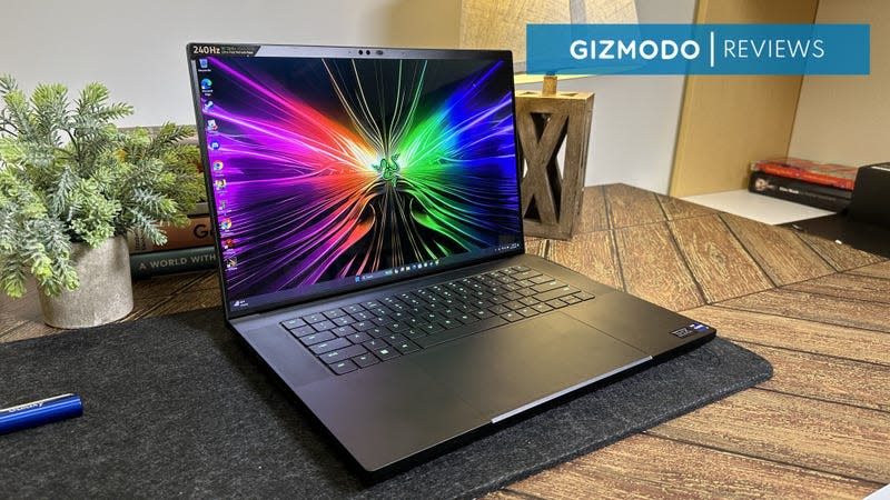 The 2024 Razer Blade 16's main selling point is the 240 Hz OLED, but it’s also the company’s most expensive version of the Blade 16 to date. - Photo: Kyle Barr / Gizmodo