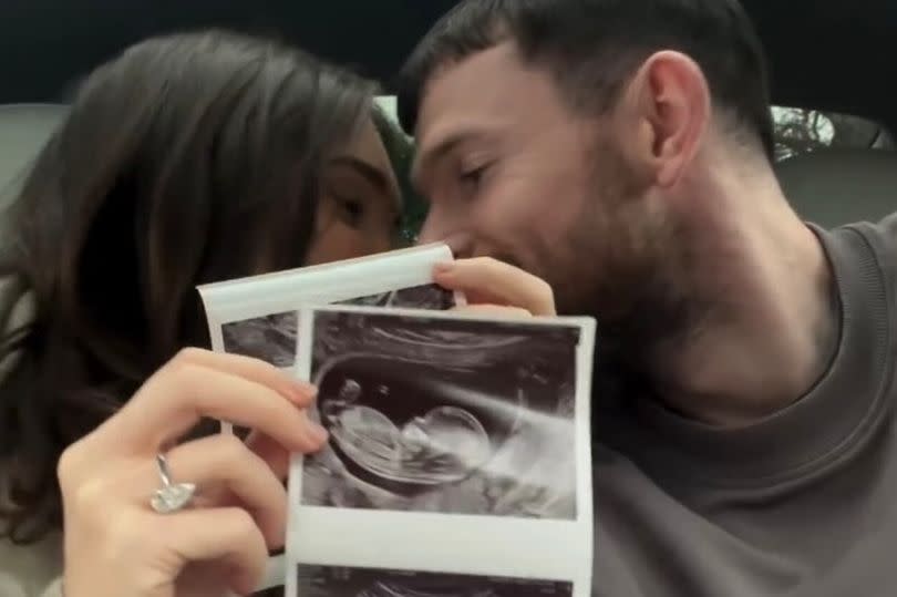 Megan McKenna and Oliver Burke are expecting their first child together