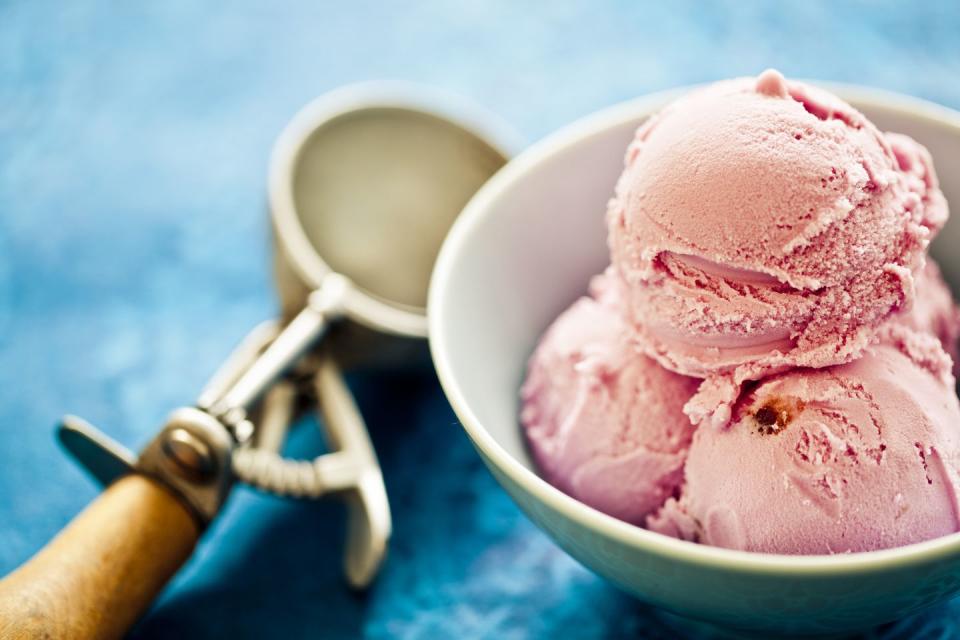 20) Low-fat ice cream