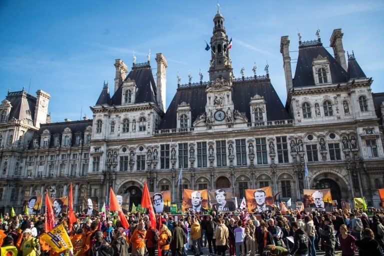 Protestas en París