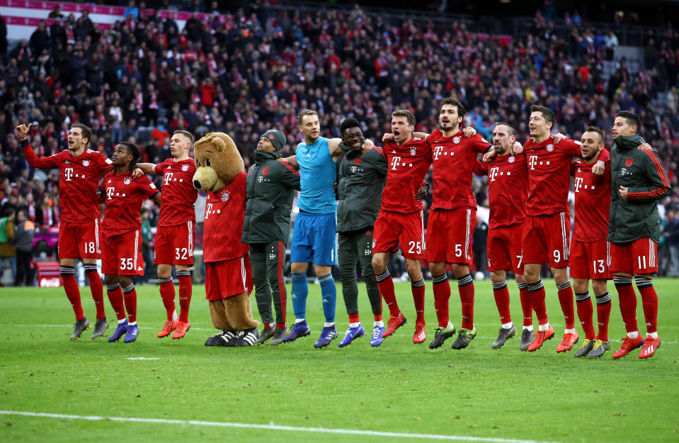 Der FC Bayern München (Fußball) mit einem Wert von 3,02 Milliarden Dollar