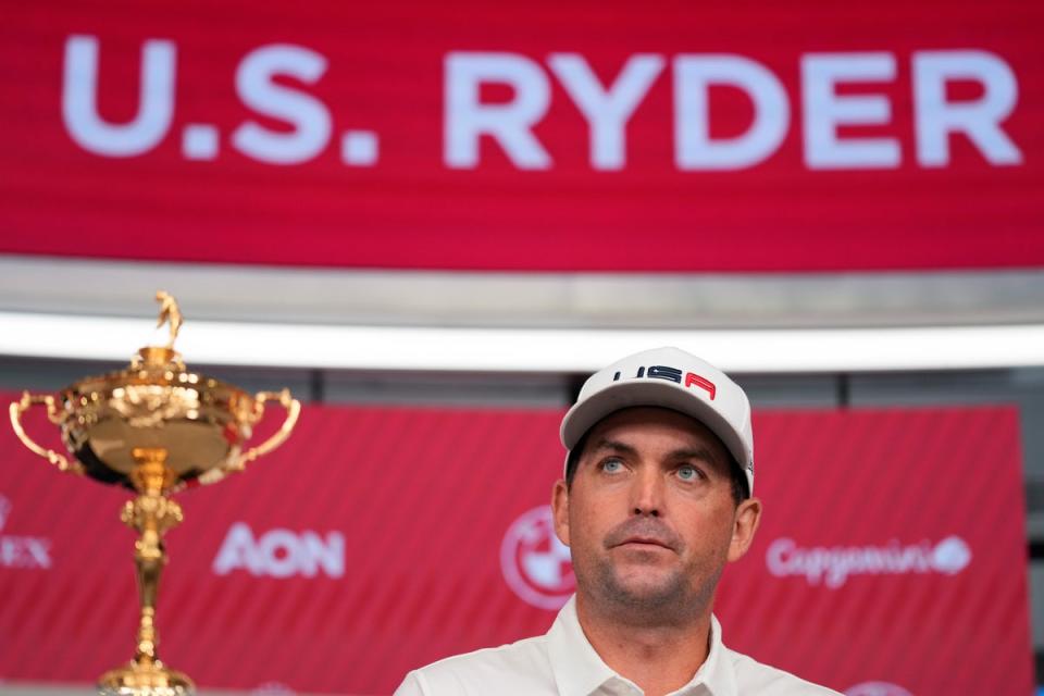 Keegan Bradley will lead the United States at Bethpage Black (Copyright 2024 The Associated Press. All rights reserved.)