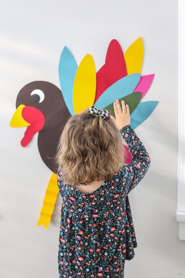 32) Pin the Feather on the Turkey