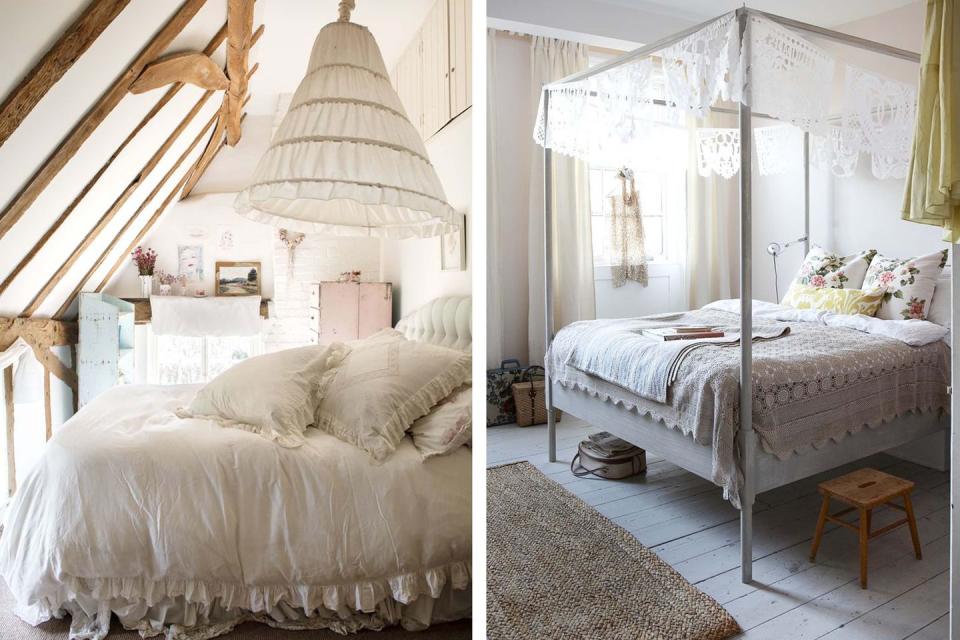 small bedroom ideas sheer fabric