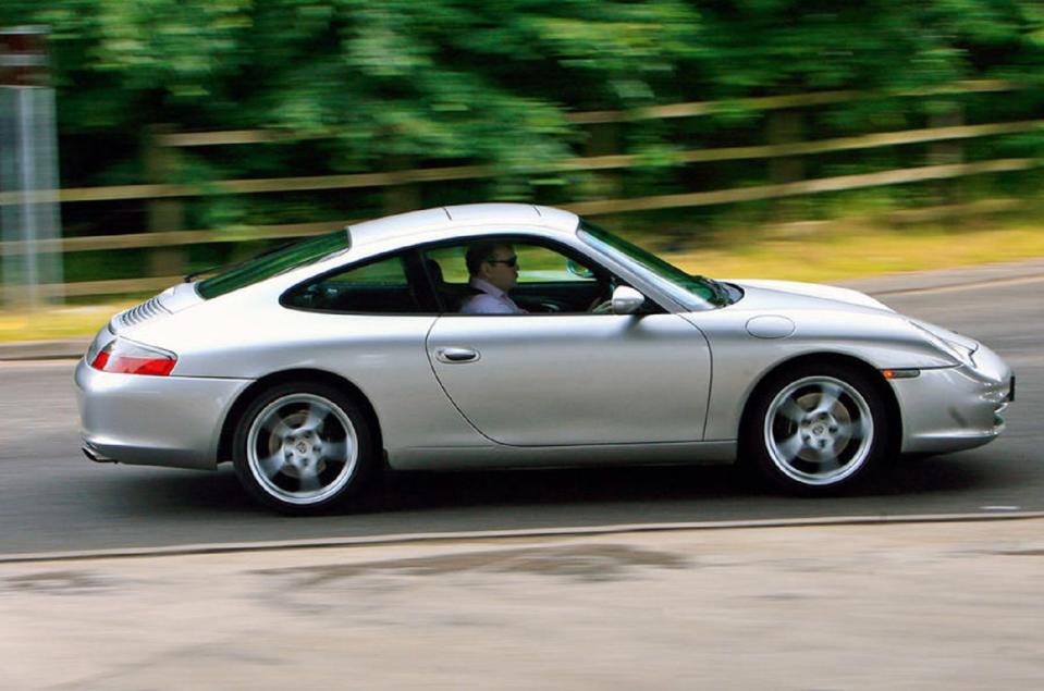 <p>The <strong>ultimate</strong> super coupé for sensible money is a tag almost every generation of Porsche 911 has been through or will experience. In the case of the <strong>996</strong> generation, it’s spent more time at this level than most. Part of that was resistance to the early ‘<strong>fried</strong> <strong>egg</strong>’ headlights that are now coming back in to vogue, while many fear the dreaded IMS intermediate shaft bearing disaster that wrecks the engine.</p><p>Fear not, the IMS bearing issue affects very few cars and many have 996s have been upgraded by now. At the top end of our £20,000 budget, you’ll have your pick of clean, <strong>pampered</strong> pre- and post- facelift cars with two- or four-wheel drive. You can also pick between six-speed manual or Tiptronic auto transmissions. We’d go for a manual <strong>Carrera</strong> <strong>2</strong> for the best driving thrills and revel in a car that is gently rising in value.</p>