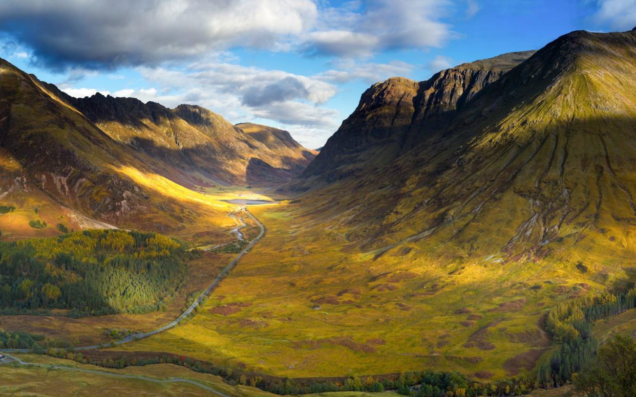 This shot was taken from the Hill Meall Mor in Glencoe