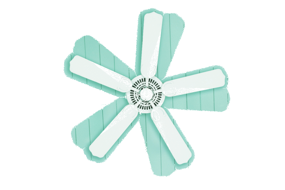 ceiling-fan-direction: illustration of ceiling fan spinning