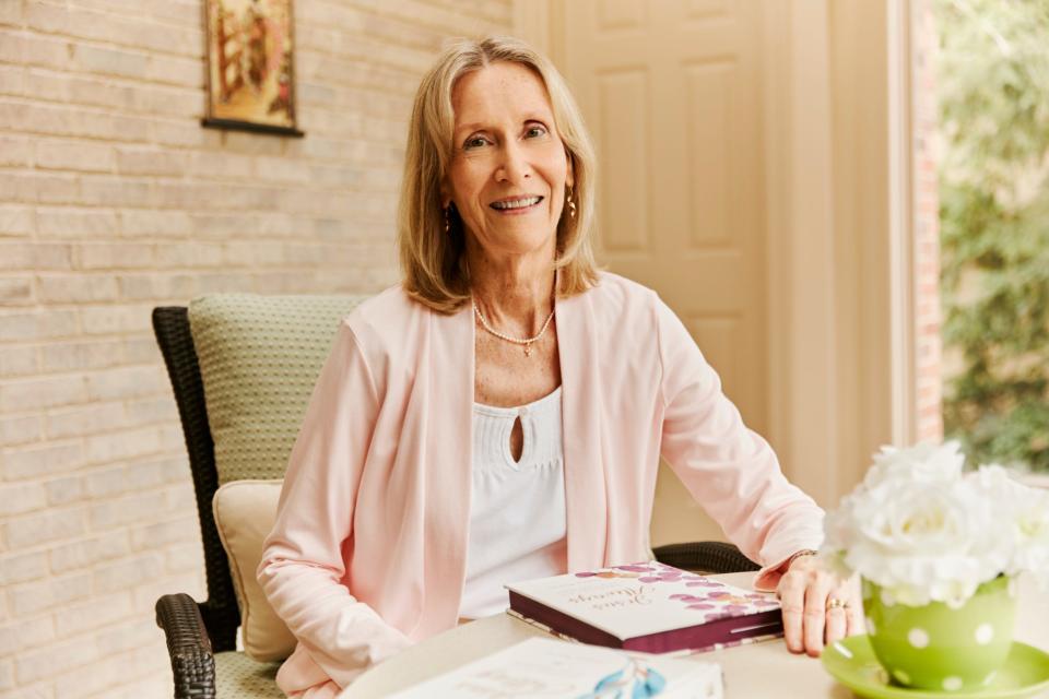 Sarah Young, Nashville author of "Jesus Calling," a daily devotional that surpassed 45 million copies sold in July 2023. Young died Aug. 31 at the age of 77.