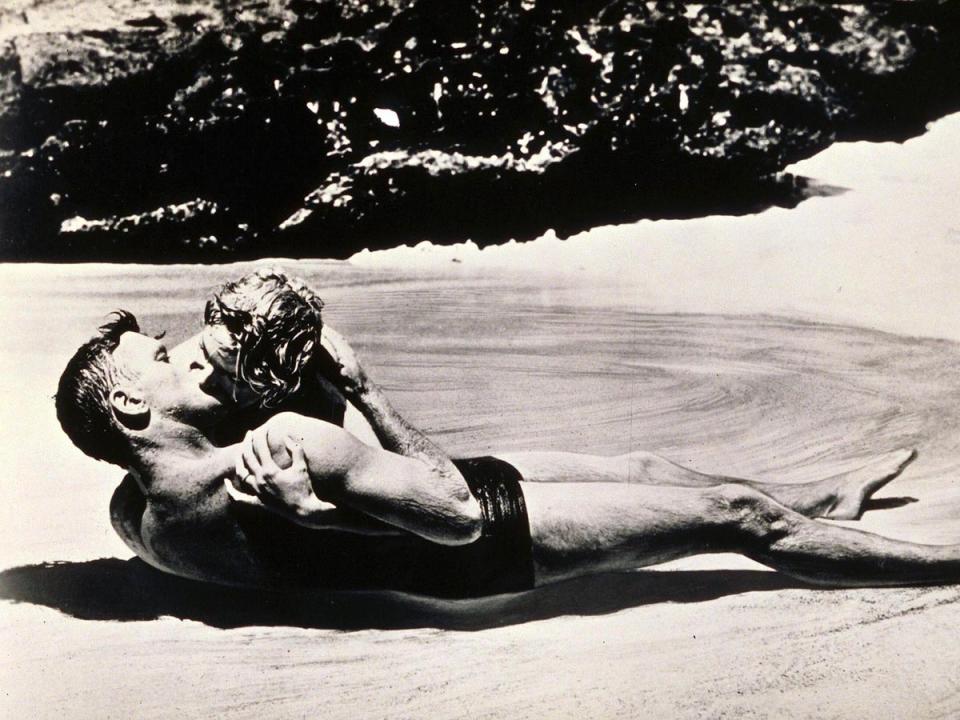 13) From Here to Eternity (Fred Zinnemann, 1953): Hamstrung by the censors, Zinnemann made the best film he could from James Jones’s epic and controversial novel, and it remains a very good one indeed. The ensemble cast is superb, with Ernest Borgnine, Burt Lancaster, Deborah Kerr, Montgomery Clift and Oscar-winning Donna Reed all at the top of their game, while Frank Sinatra also proved he could act and lifted the Best Supporting Actor Oscar, horse’s head or not. The recreation of the Pearl Harbour attack by the Japanese is a standout in a film that won eight Oscars. (Rex Features)