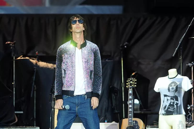 Richard Ashcroft collecting The Ivors for Outstanding Contribution to British Music in 2019 -Credit:Getty Images