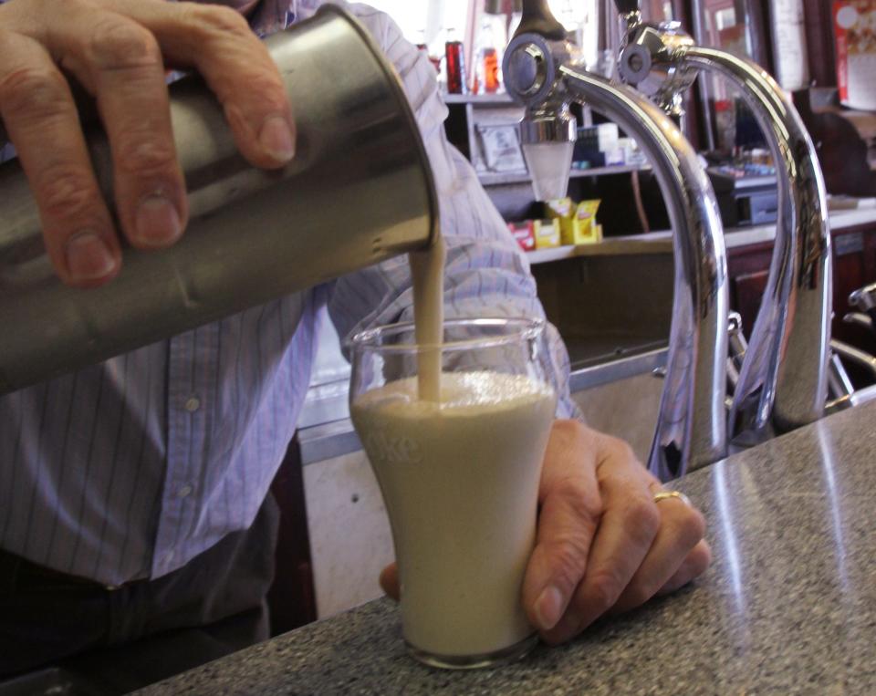 You can enjoy a coffee cabinet at Delekta Pharmacy in Warren.