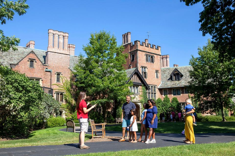 Stan Hywet Hall & Gardens offers mothers a complimentary self-guided tour of the Manor House and grounds on Mother's Day, May 14.