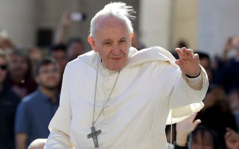 Pope Francis' push for more transparency has been sabotaged by Vatican insiders, according to the book - Credit: AP