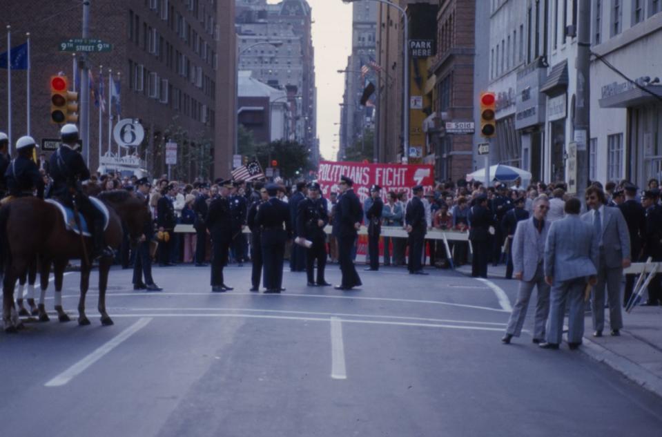 1976: ...as Well as Protestors