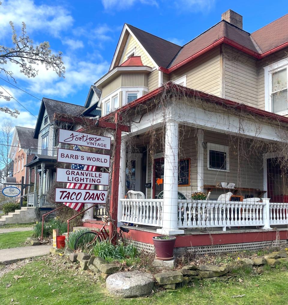 Barbara Franks, who died at 73 on March 28 developed businesses and made friends in this Victorian home on South Prospect Street.