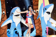 Perry's beach ball dress was cute, flirty and fun, but let's not forget that left shark, who was undoubtedly the star of the 2015 Superbowl halftime show.