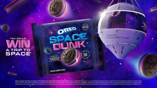 Oreo is encouraging fans to discover out-of-this-world playfulness via a new galaxy-inspired, limited-edition cookie and the chance for a fan to join the brand on an expedition to the edge of space.