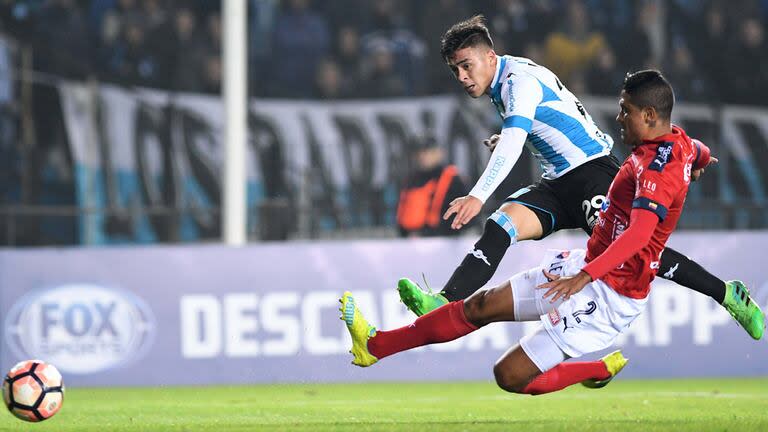 Brian Fernández en su etapa de esplendor con la camiseta de Racing