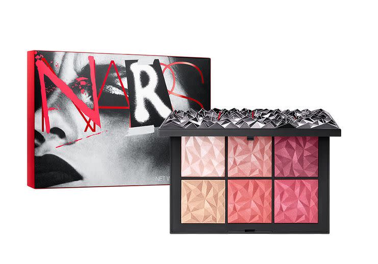 <strong>"My absolute favorite palette right now is the Nars holiday collection -- it&rsquo;s the Hot Tryst cheek palette. This is amazing because it&rsquo;s blush and highlight all in one. The powder is also so soft it blends into the skin and makes the skin look flawless! Must have!" <br /><br />-- <a href="https://www.instagram.com/jennakristina/" target="_blank" rel="noopener noreferrer">Jenna Kristina</a>, professional makeup artist who's worked with Mia Goth and Zoey Deutch<br /><br /><a href="https://shop.nordstrom.com/s/nars-hot-tryst-cheek-palette-103-value/5051984" target="_blank" rel="noopener noreferrer">Get the Nars Hot Tryst cheek palette for $59﻿</a><br /></strong>