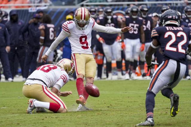 Rain-soaked Chicago Bears score final 19 points to sink San Francisco 49ers