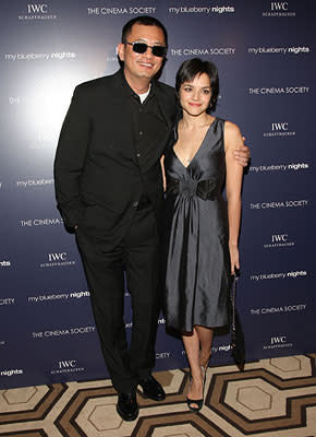 Director Wong Kar Wai and Norah Jones at the New York City premiere of The Weinstein Company's My Blueberry Nights